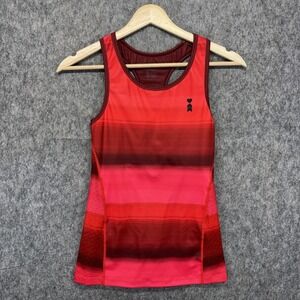 COEUR Triathlon Tank Top Shirt Women's Small Sleeveless Train Run Cycling Red
